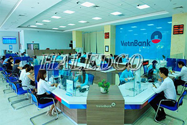 Ngân hàng Vietinbank sử dụng đèn panel 600x600 HALEDCO