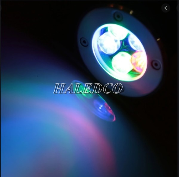 Màu ánh sáng của đèn led âm nước hồ bơi HLUW5-5 RGB