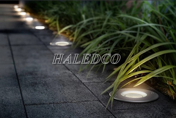 Ứng dụng đèn LED âm đất HLUG5-30 RGB