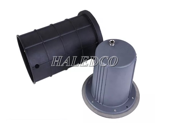 Vỏ đèn âm sàn HLUG6-36 sử dụng thép không gỉ, độ bền cao