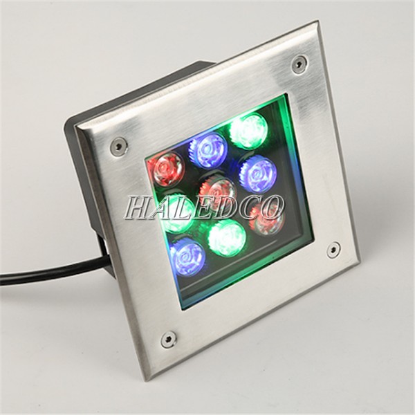 Chip led đổi màu của đèn LED âm đất HLUG2-9 RGB cao cấp
