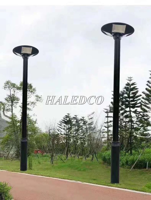 Cột đèn sân vườn năng lượng mặt trời HLMTSV8-90 chiếu sáng công viên