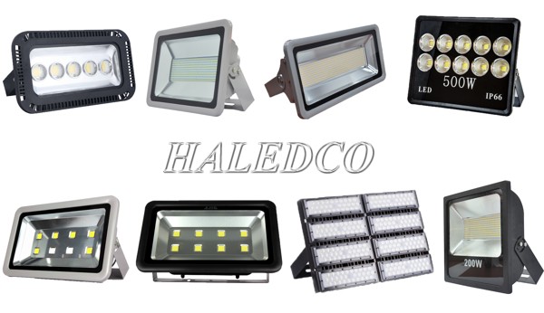 Các loại đèn pha LED phổ biến dùng lắp cho cột thép HLCD 14M