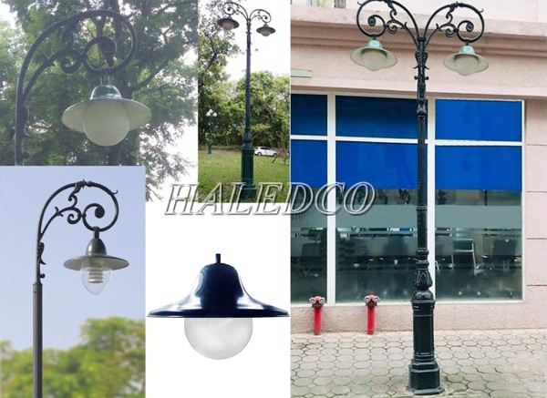 Ứng dụng của cột đèn sân vườn HLV05-CH09-2-2MCT