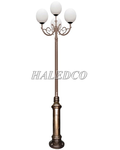Kiểu dáng của cột đèn sân vườn HLVNO-CH02-4-4DD