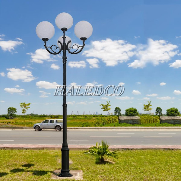 Ứng dụng của cột đèn sân vườn HLVNO-CH02-4-4DD