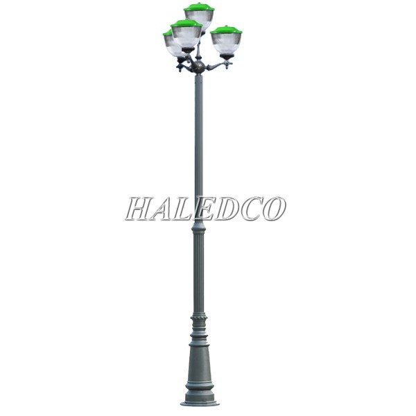 Kiểu dáng của cột đèn sân vườn HLVPE-CH07-4-4TL