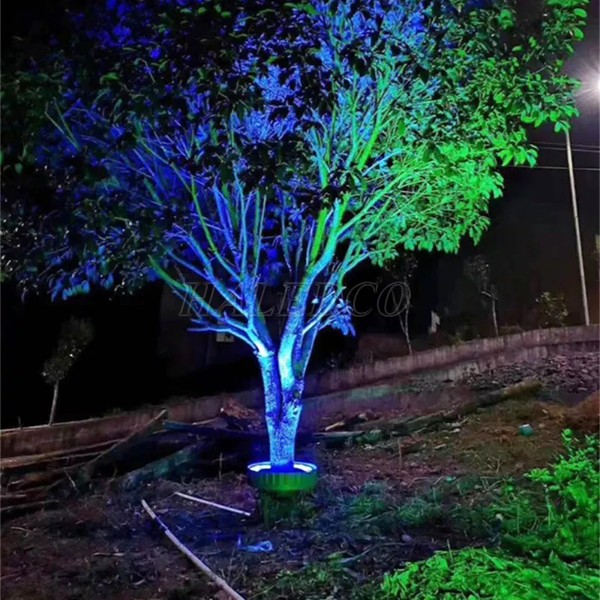 Ứng dụng của đèn LED chiếu cây đổi màu HLOG19-12 RGB
