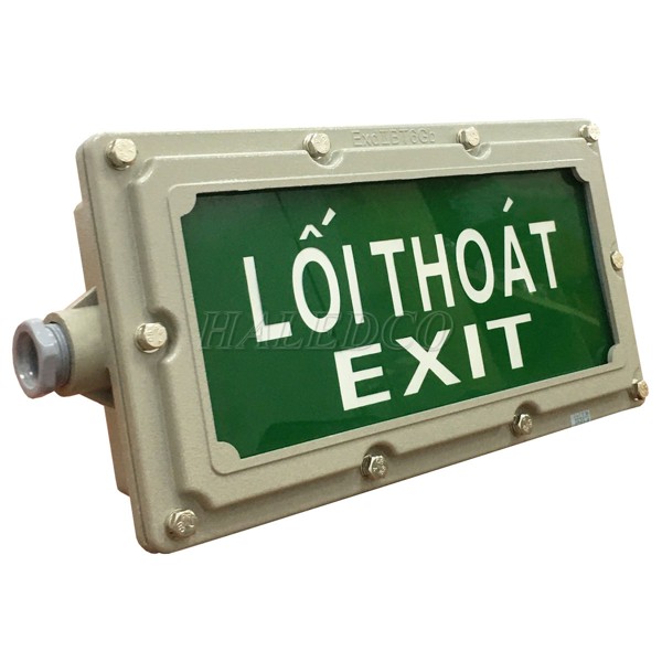 Kiểu dáng của đèn led Exit chống cháy nổ HLEP EXIT1-5