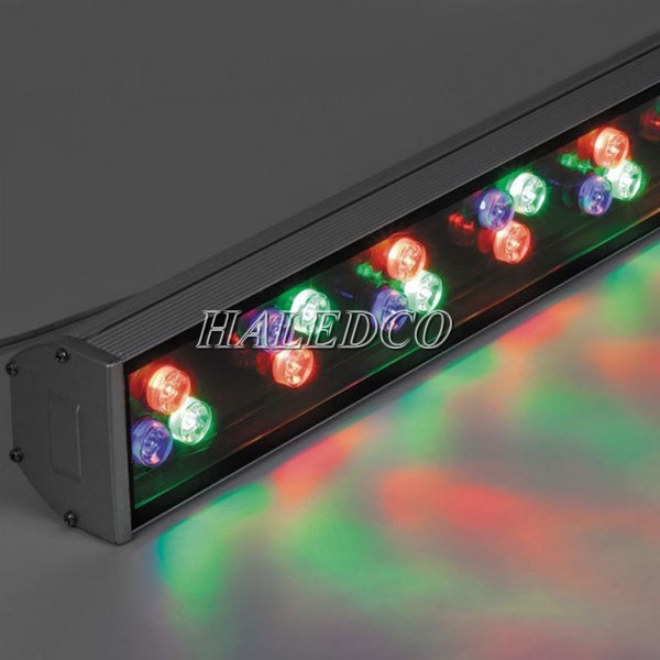 Màu ánh sáng của đèn LED thanh nhôm ngoài trời HLWW2-48 RGB