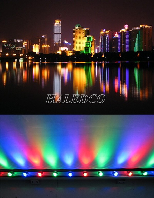 Ứng dụng của đèn LED chiếu hắt HLWW3-12 RGB