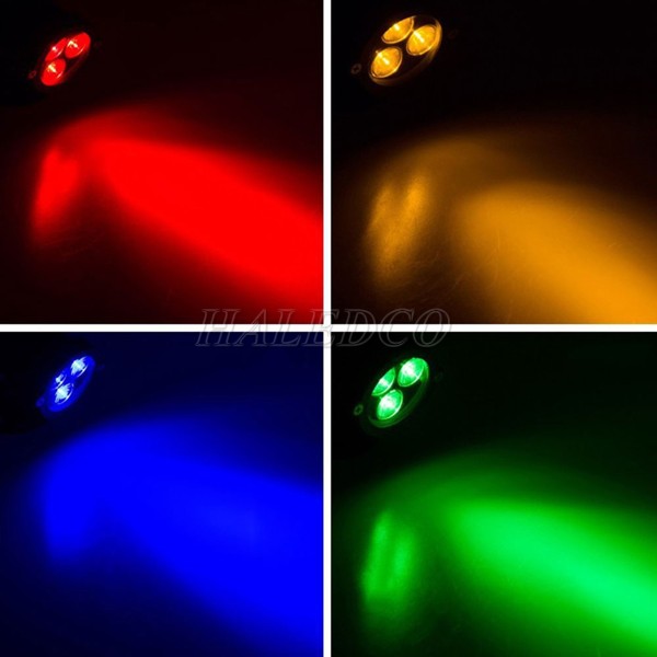 Đèn HLOG1-3w có nhiều màu ánh sáng