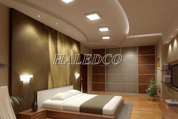 Ứng dụng đèn LED ốp trần vuông HLOV1-18w 3C