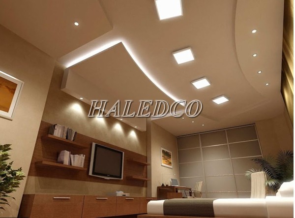 Ứng dụng đèn LLED ốp trần vuông HLOV1-24w 3C